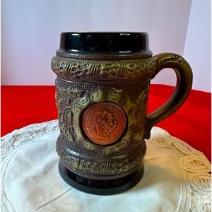 Frank Josef & Maria Theresa Austria Commerative Raised Design Stein.